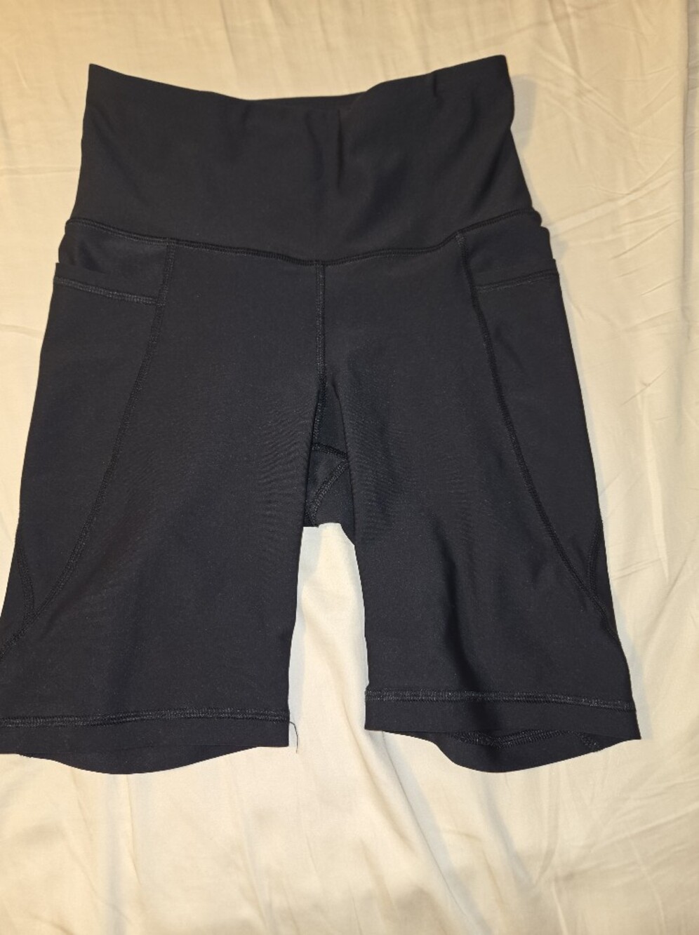 Old Navy Black PowerSoft High-rise Bike Short.
